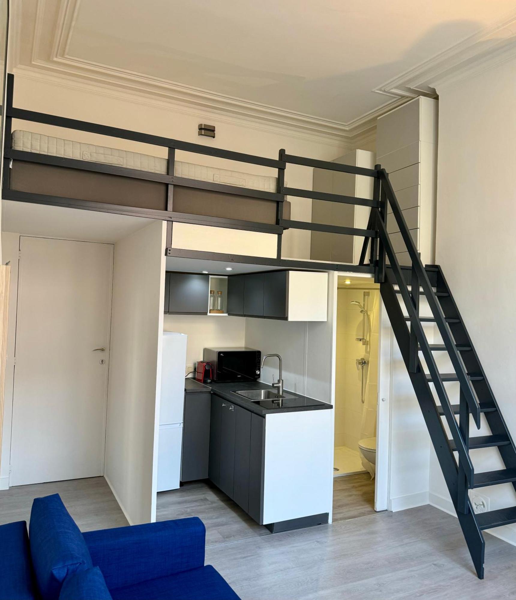 Studio Avec Chambre En Mezzanine Брюксел Екстериор снимка