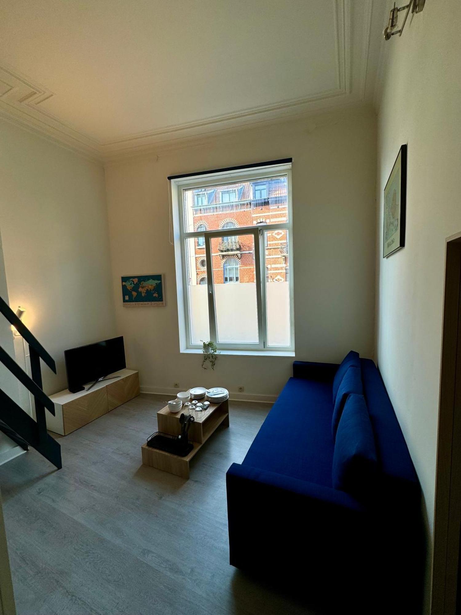 Studio Avec Chambre En Mezzanine Брюксел Екстериор снимка